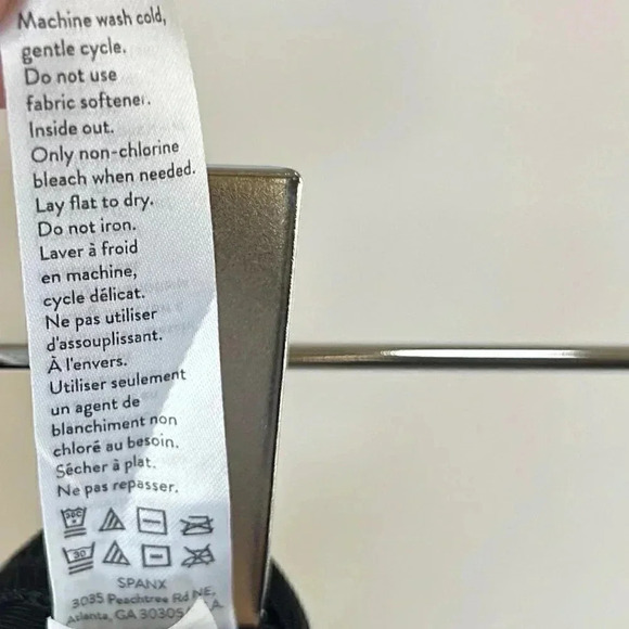 Spanx Size Medium Faux Leather Leggings Women’s Black - Picture 13 of 13